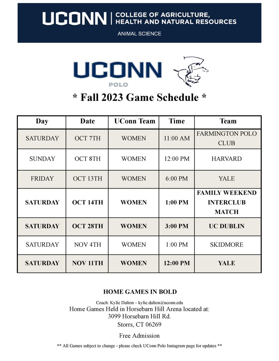 Schedule UConn Polo Club